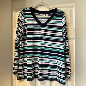 Susan Graver long sleeve shirt